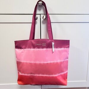 NWT CLINIQUE JOHNATHAN COHEN PINK TIE DYE SHOULDER BAG